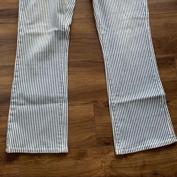 FRAME Engineer Striped Crop Mini Boot Normandie 25 - Picture 4 of 12